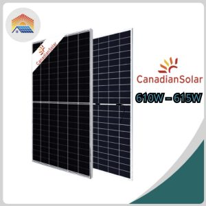 Tấm pin năng lượng mặt trời Canadian Solar 610W – 615W