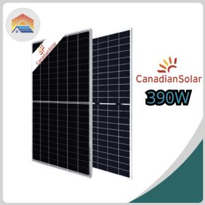 Tấm pin năng lượng mặt trời Canadian Solar Mono 390W (KuMax Half-Cell CS3U-390)