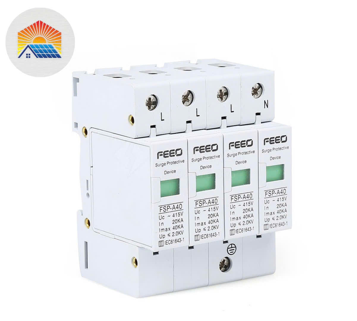 Chống sét lan truyền AC FEEO 400V 4Pha 20-40kA