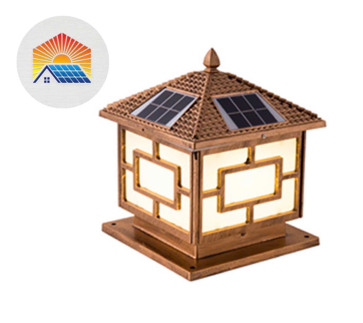 Đèn trụ cổng năng lượng mặt trời