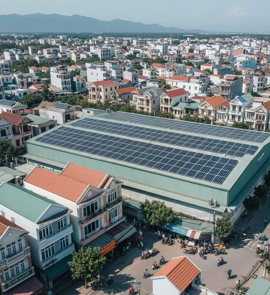 Dự Án Nhà Máy Điện Mặt Trời Áp Mái Khu Công Nghiệp Quán Toan – Hải Phòng